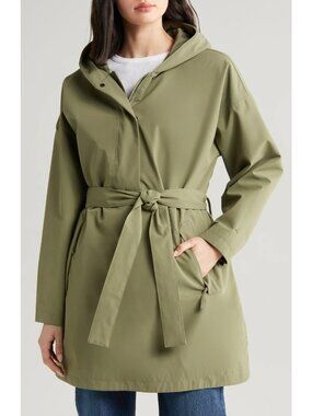 Helly Hansen Lilja Belted Poncho Women's Waterproof Rain Coat Jacket Size L